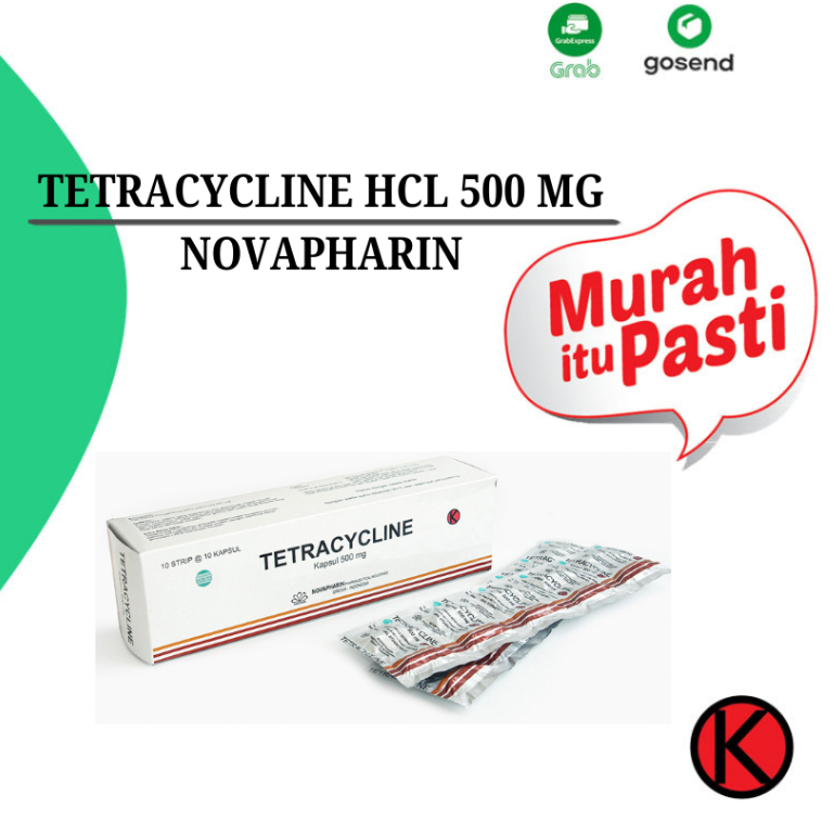 TETRACYCLINE GENERIK_01 500 MG 1 STRIP @ 10 KAPSUL