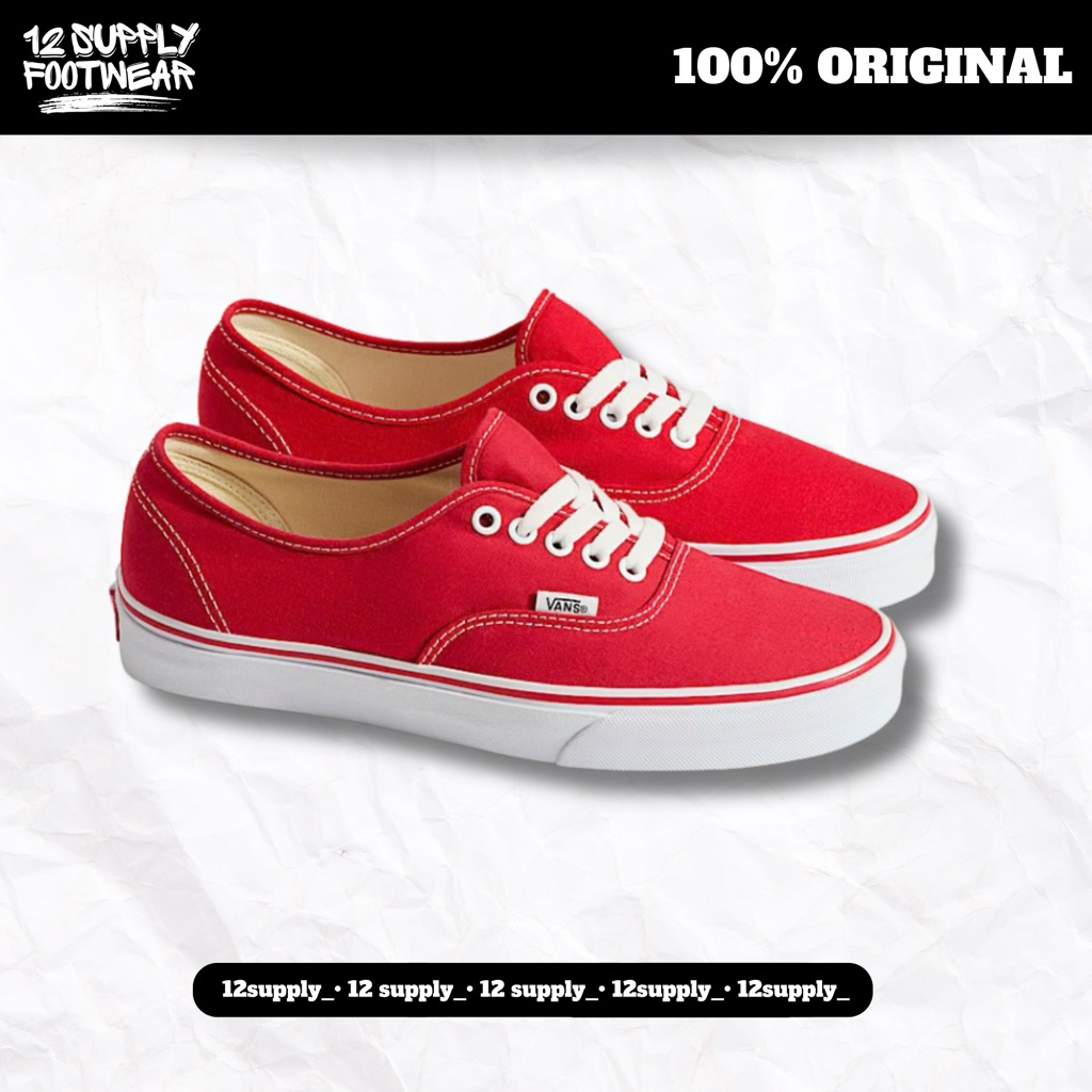 Vans Authentic Red
