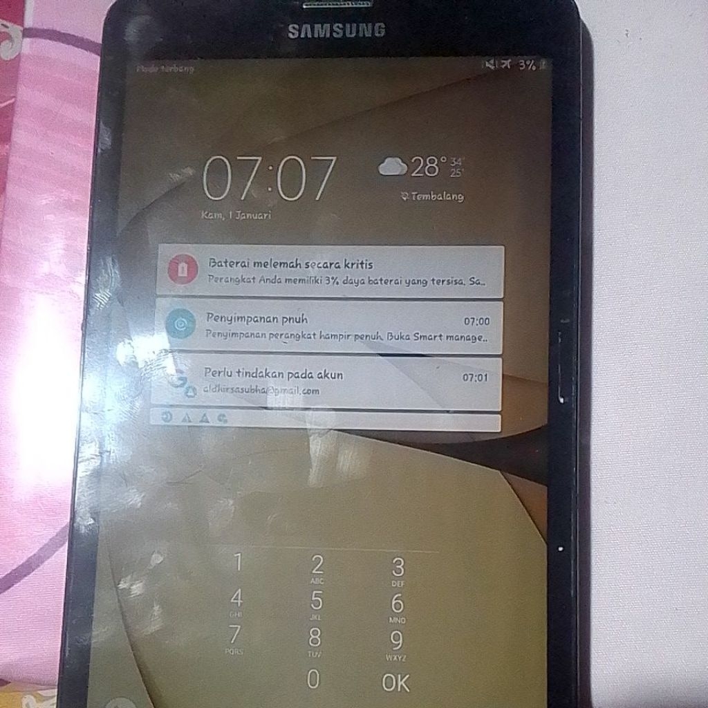 copotan LCD Samsung Galaxy A6 Minus Ghost Touch /