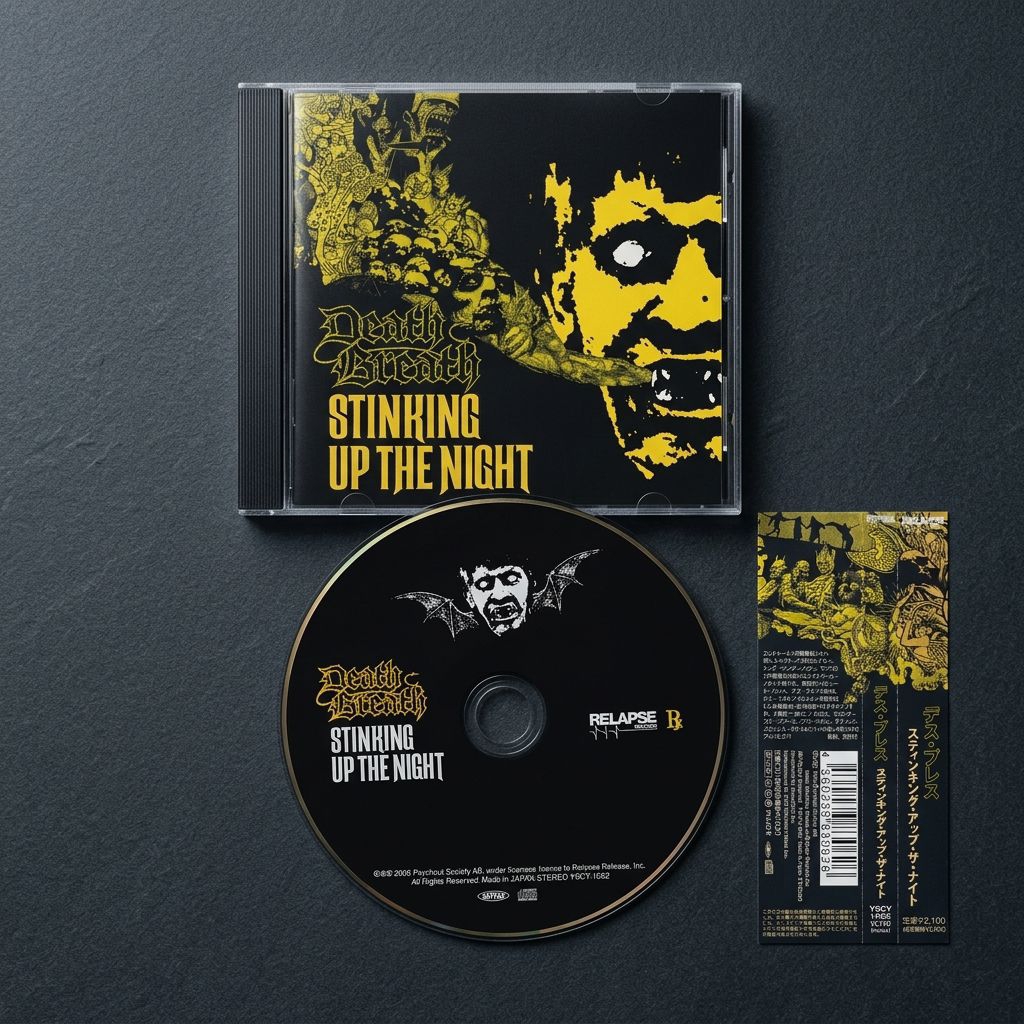 Cd Death Breath - Stinking Up The Night Made In Japan