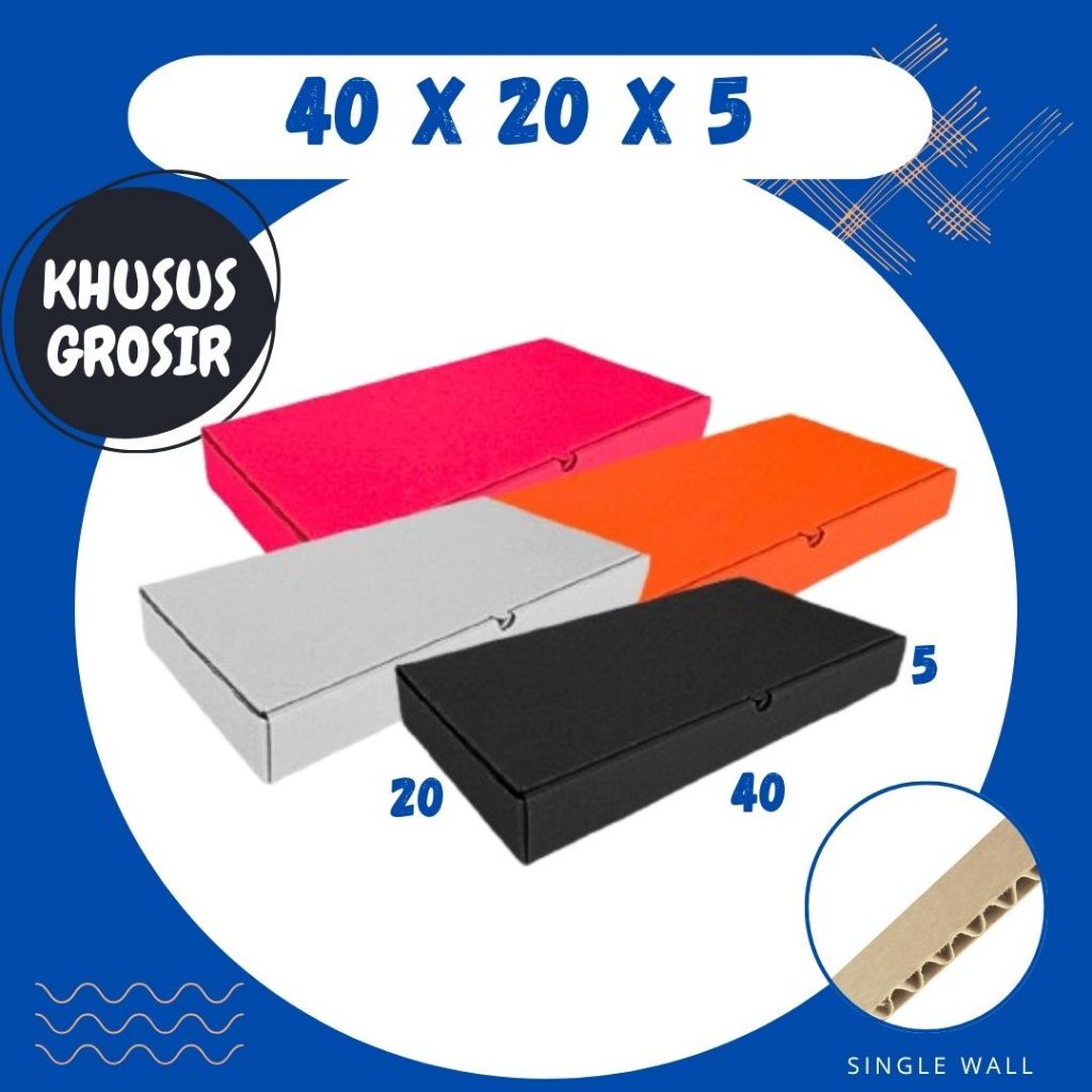 Kardus Pizza 40x20x5 LD Kardus Hampers Box Keyboard Dus Karton Kotak Kemasan Kue Baju Tas