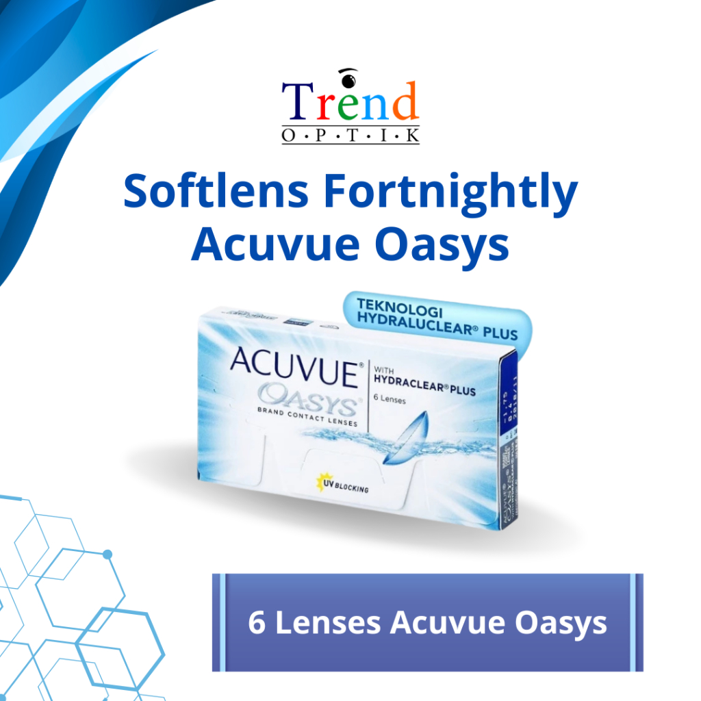 Soflens Acuvue Oasys | Soflen Oasys Mingguan 6 Contact Lenses Isi ( 3pasang )