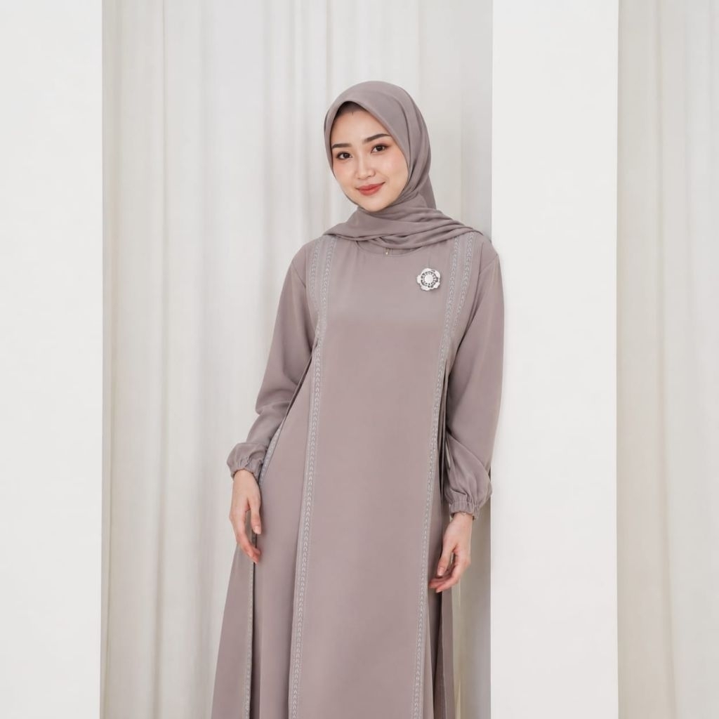 GAMIS ABAYA REMAJA SWAROVSKI SABRINA GAMIS WANITA TERBARU