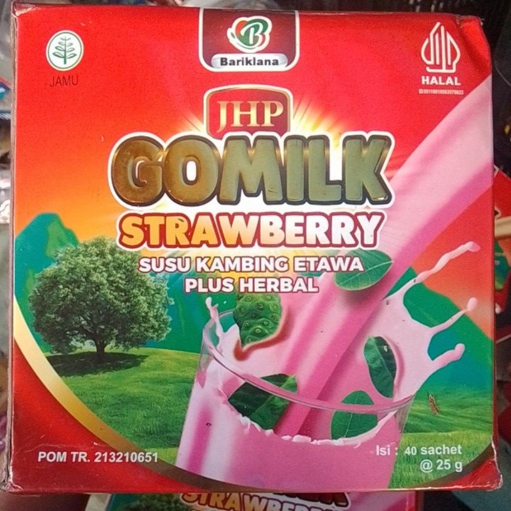 JHP Gomilk sachet susu kambing etawa/40 sachet - 25g