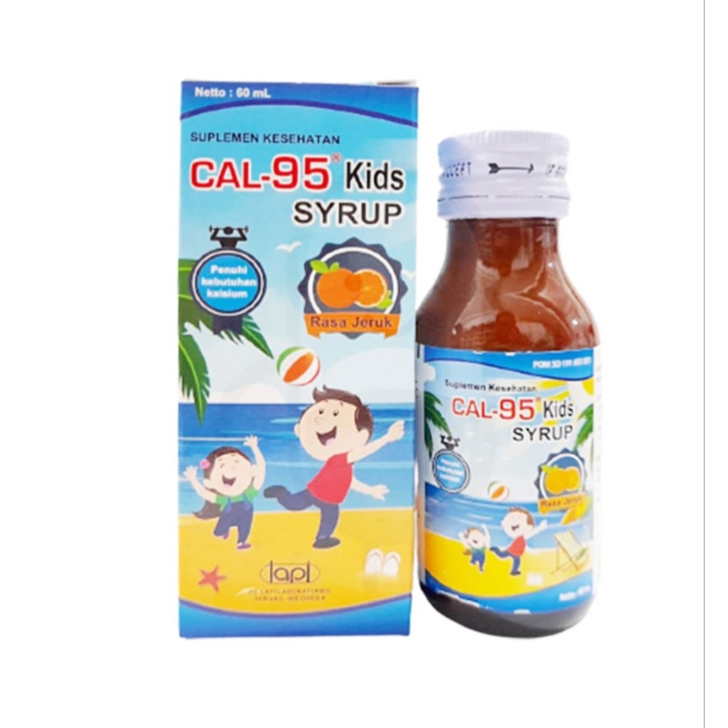 Sirup Kalsium Anak Lapi Laboratories 60ml - Membantu Pertumbuhan Tulang, Menunjang Kesehatan, Kandun