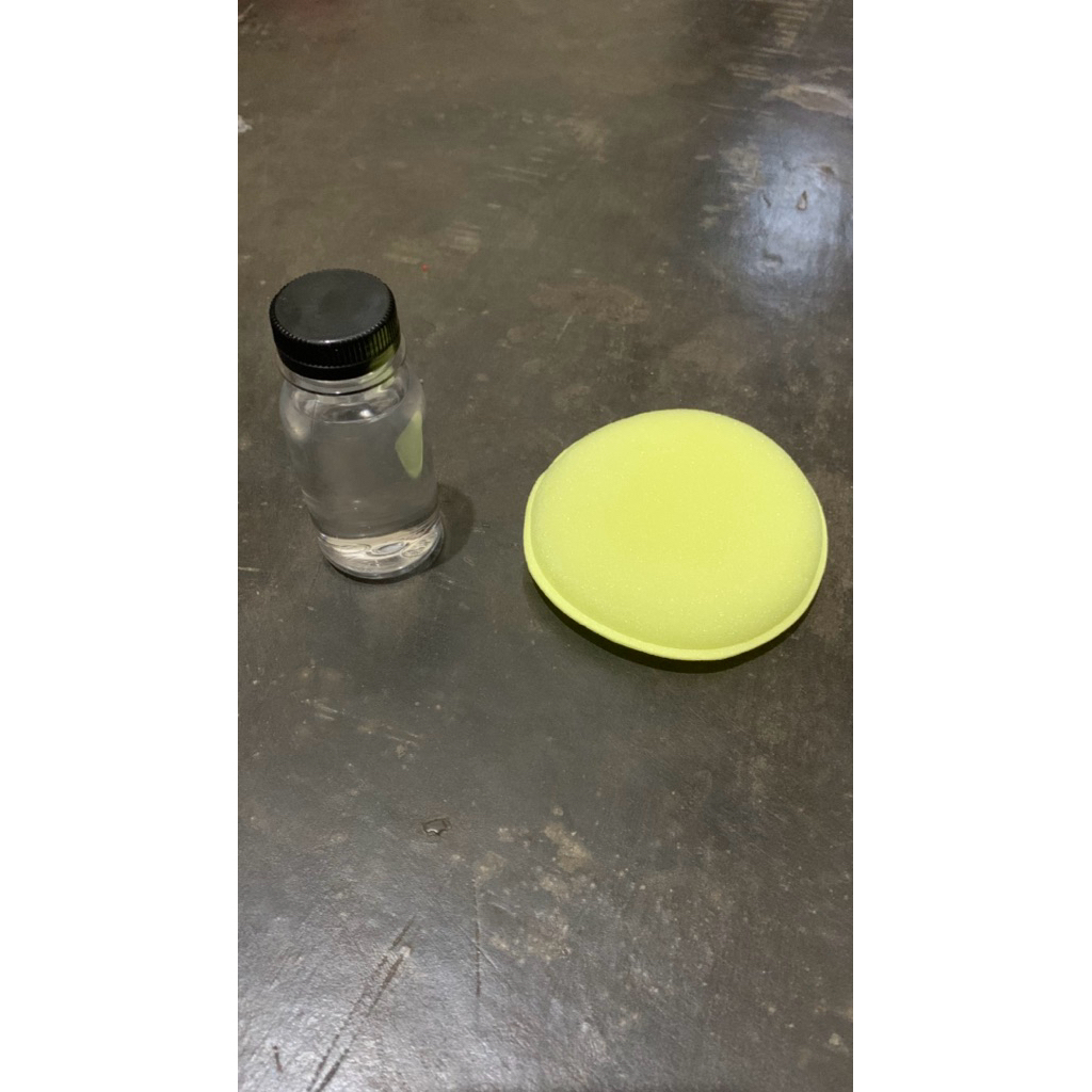 silicon oil/ white oil pengkilap body motor dan ban free aplikator