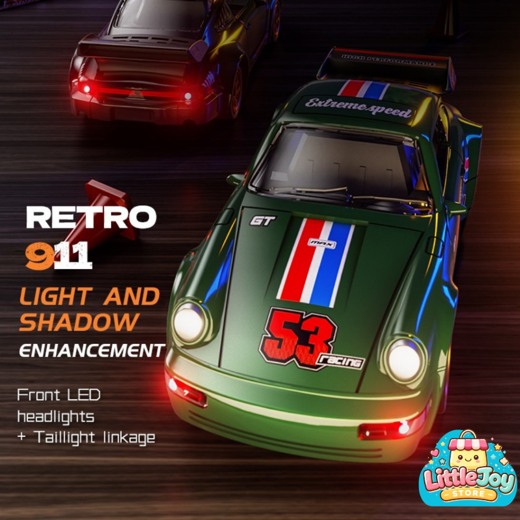 Mainan Anak Mobil RC Drift 1:43 – Full Proportional, Gyro Stabilizer, Body Metal Alloy Premium
