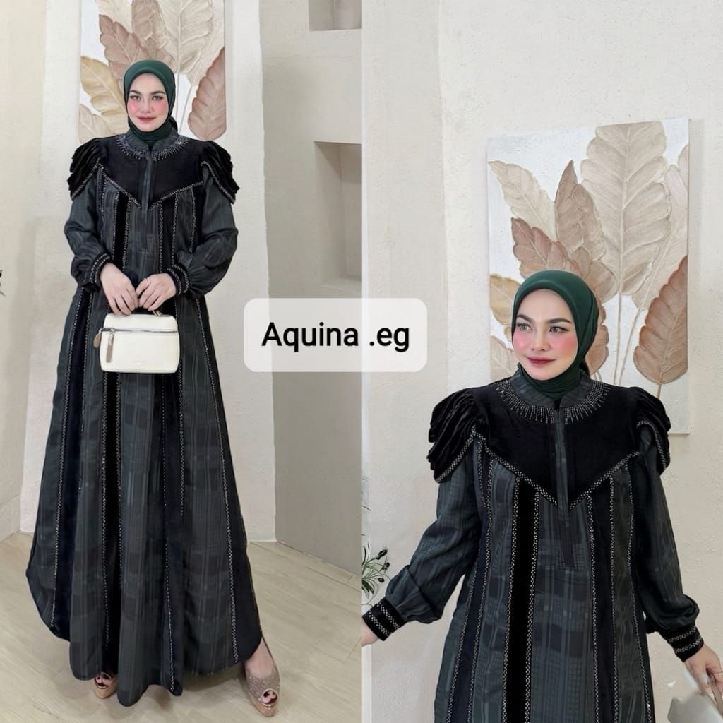 AQUINA DRESS GAMIS PECAH MATERIAL DIAMOND LD 110 PB 140