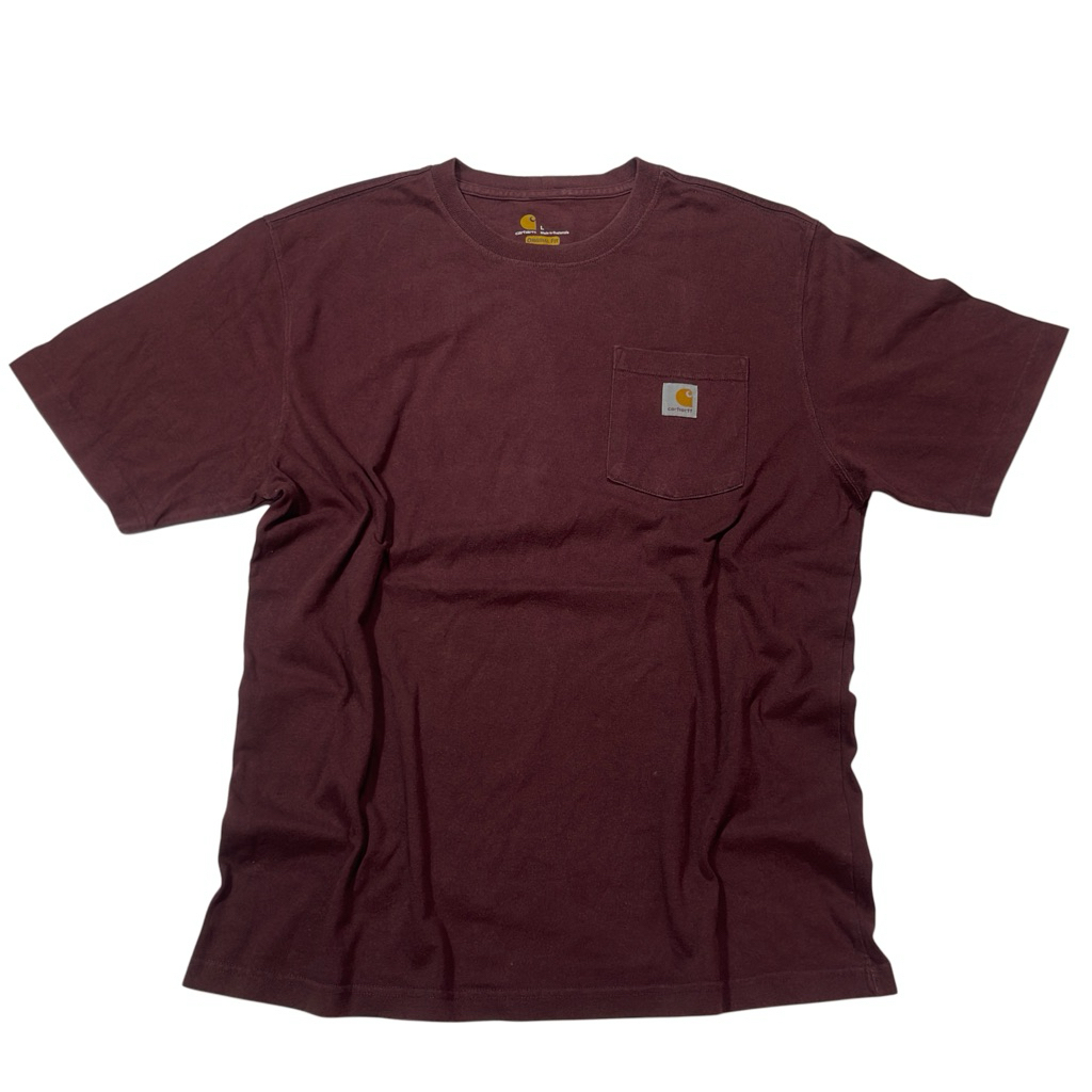 Carhartt tshirt pocket maroon original