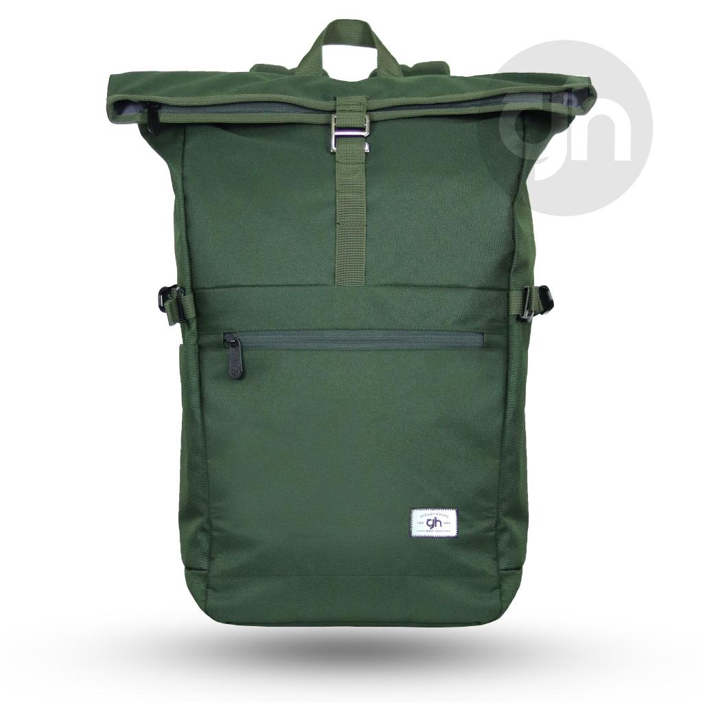GH-Bag EVERTON Backpack Tas Ransel Sekolah Kuliah Kerja Travelling Backpack Laptop 15,6" Inch
