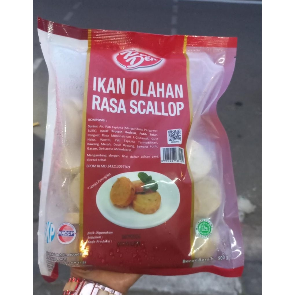 Pak Den Scallop 500 gr