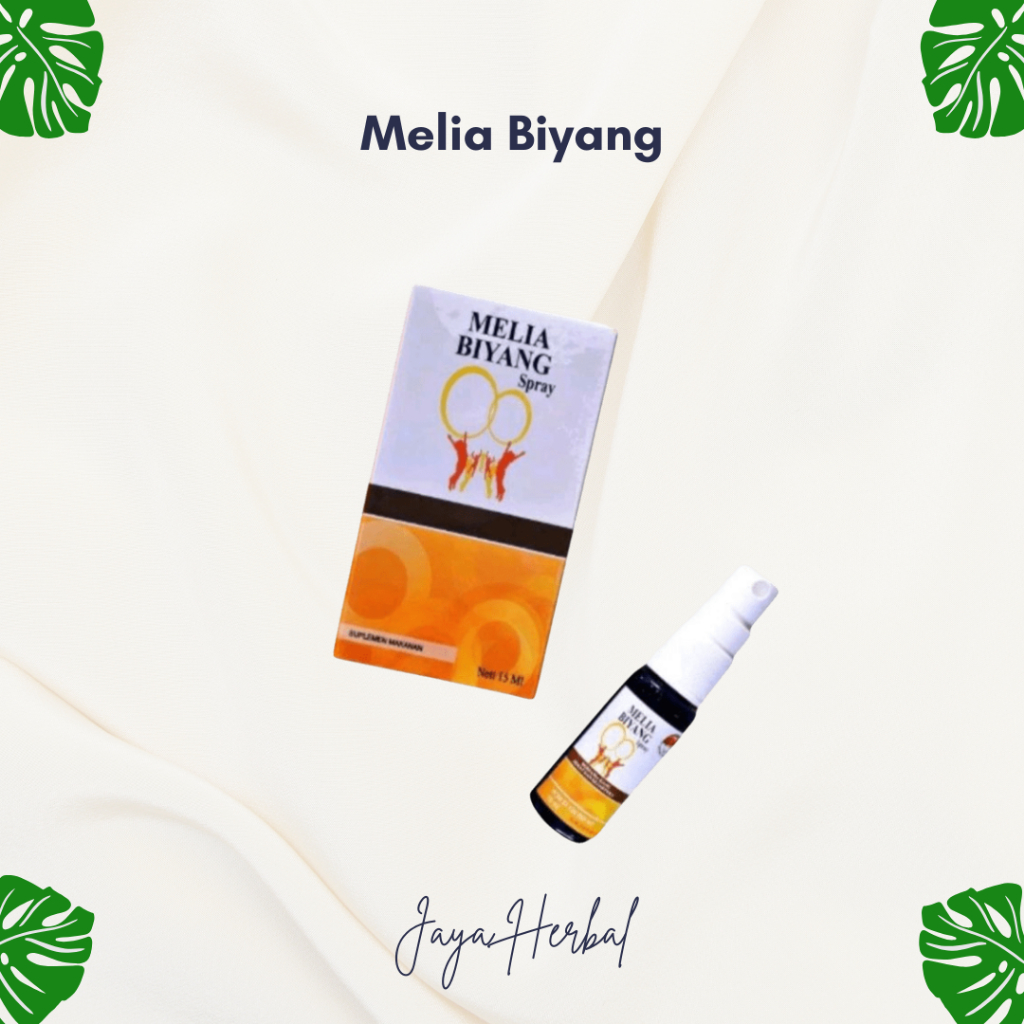 (READY)Melia biyang spray HGH (original100%) kemasan baru ada barcodenya.