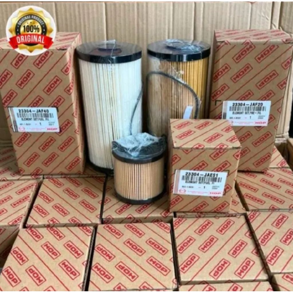FILTER SOLAR 23304-JAF40, FILTER 23304-JAE51, FILTER 23304-JAF20 ELEMENT SET HINO 500 EURO.4