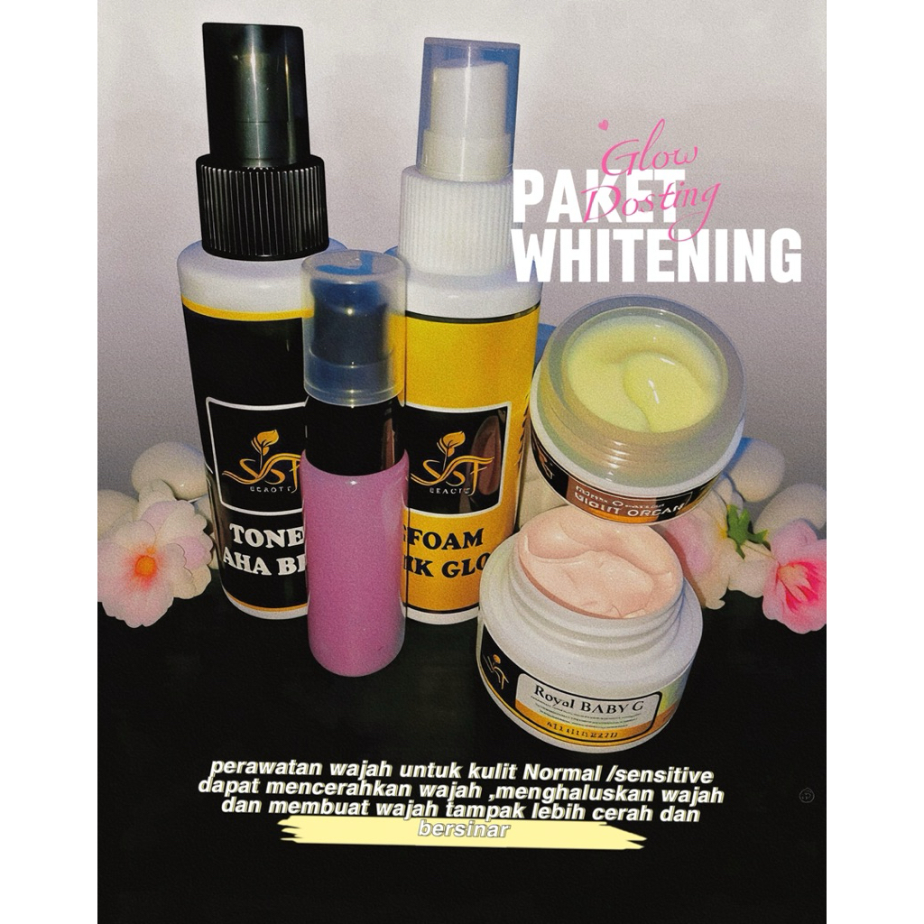 ss beauty skincare paket whitening