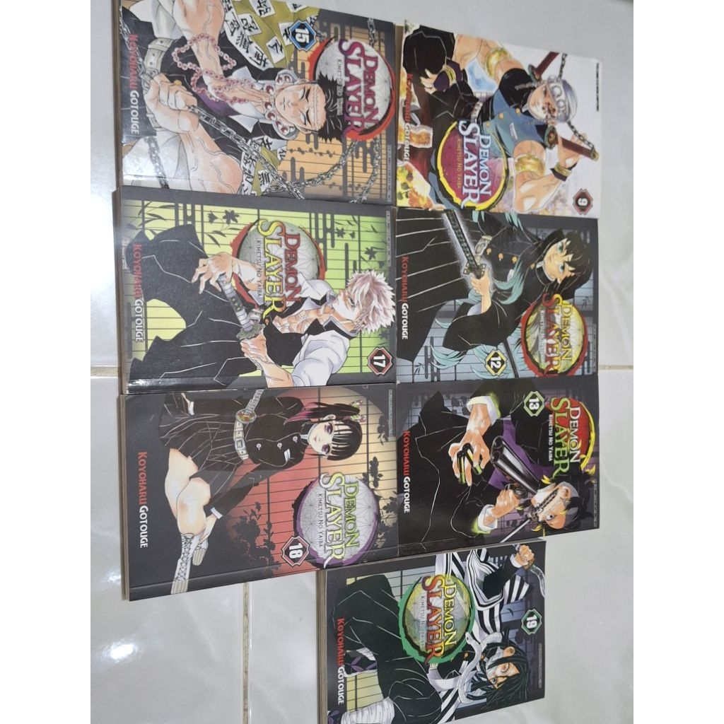 komik bekas kimetsu no yaiba