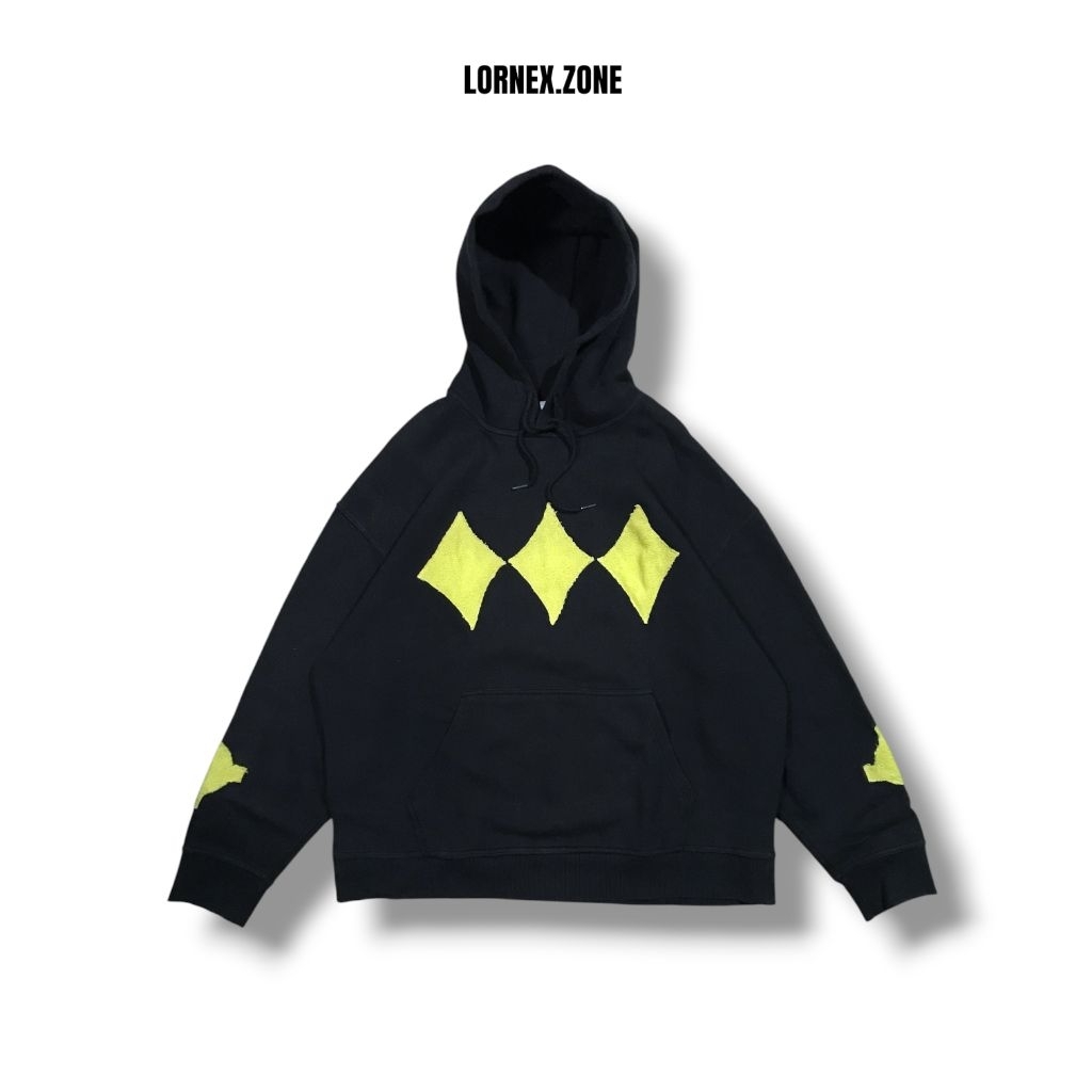 HOODIE AAPE | HOODIE REWORKED | HOODIE OVERSIZE BLACK