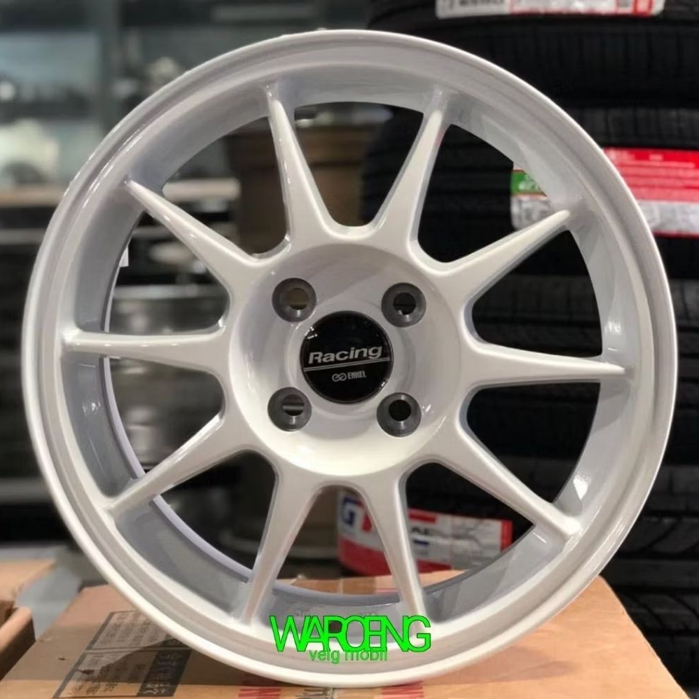 velg ENKEI TARMAC V2 r15 lebar 6,5 pcd 4x100 et 40 velg mobil ring 15 pnp mobil agya ayla swift fron