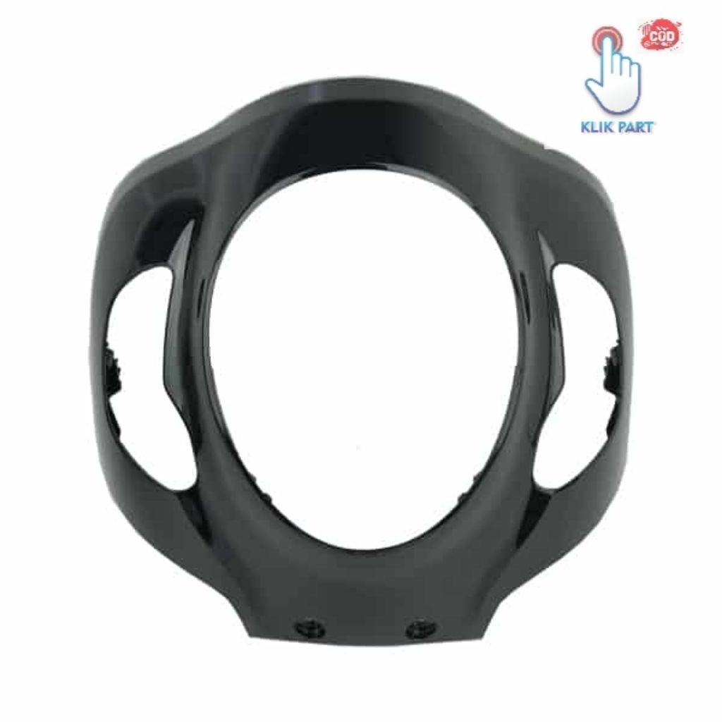 64301-K2F-N00ZJ Cover Tameng Depan Hitam Metalic Honda Scoopy K2F
