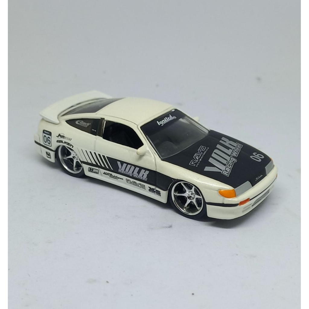 jada toys nissan sil-eighty sileighty 180sx option d loose diecast 1/64 (t)