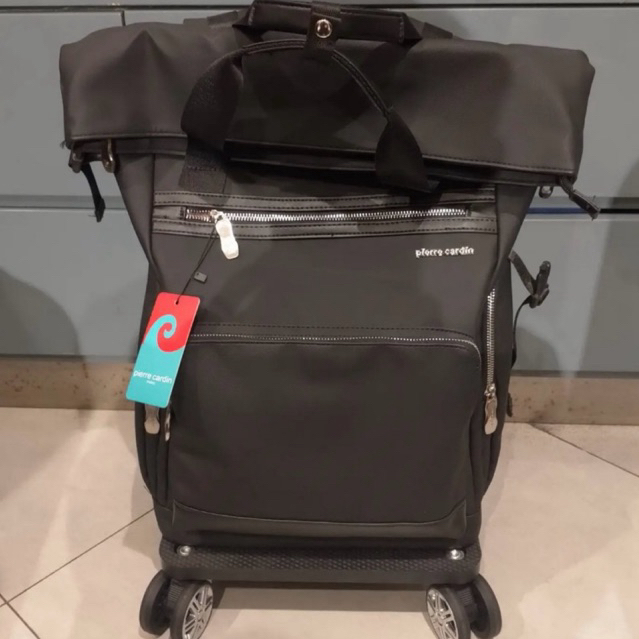 Pierre Cardin Tas Ransel Trolley 18 inch Cabin Size