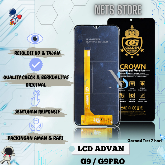 LCD ADVAN G9 / LCD TOUCHSCREEN ADVAN G9 / G9 PRO ORIGINAL FULLSET