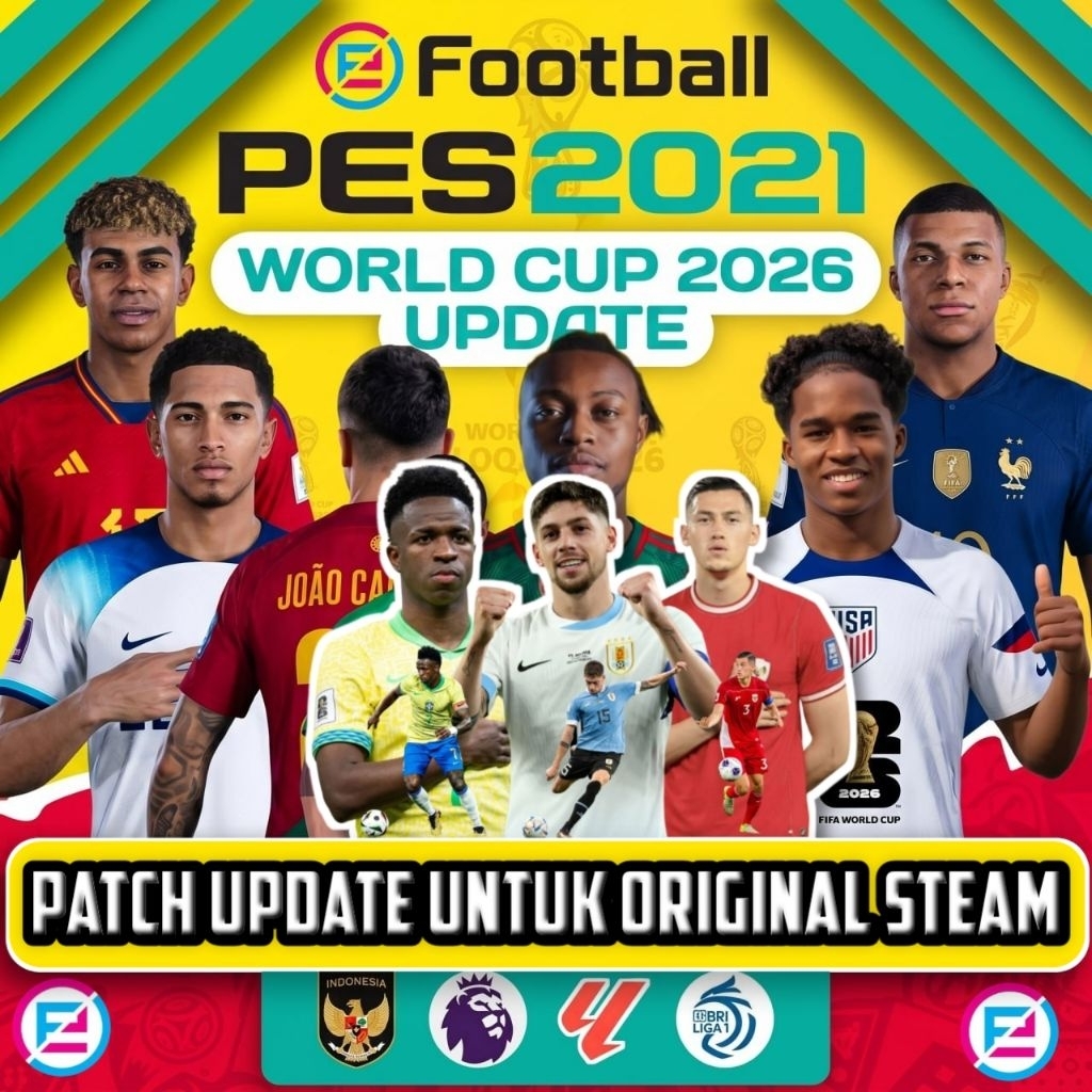 PATCH UPDATE PES 2021 UPDATE 2026 VERSI ORIGINAL STEAM