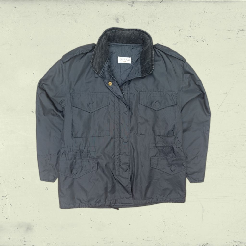 Midwest M65 Field Jacket By Brenda Ashe Black Colorway L to XL Size Hidden Hoodie Like Avirex Alpha 