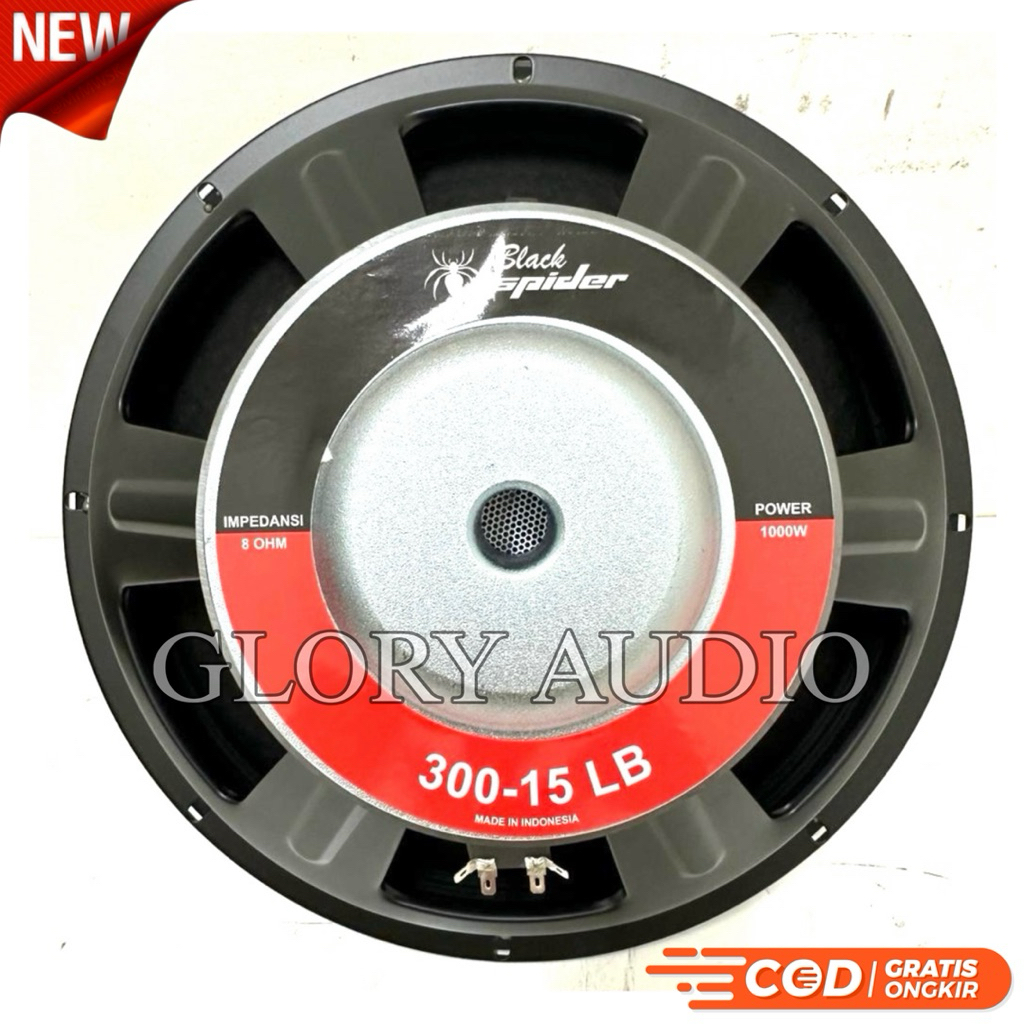 Promo Audio Speaker Component Blackspider BS 300 - 15 LB - 15 Inch Bs300 - 15 LB 15binch Original Bl