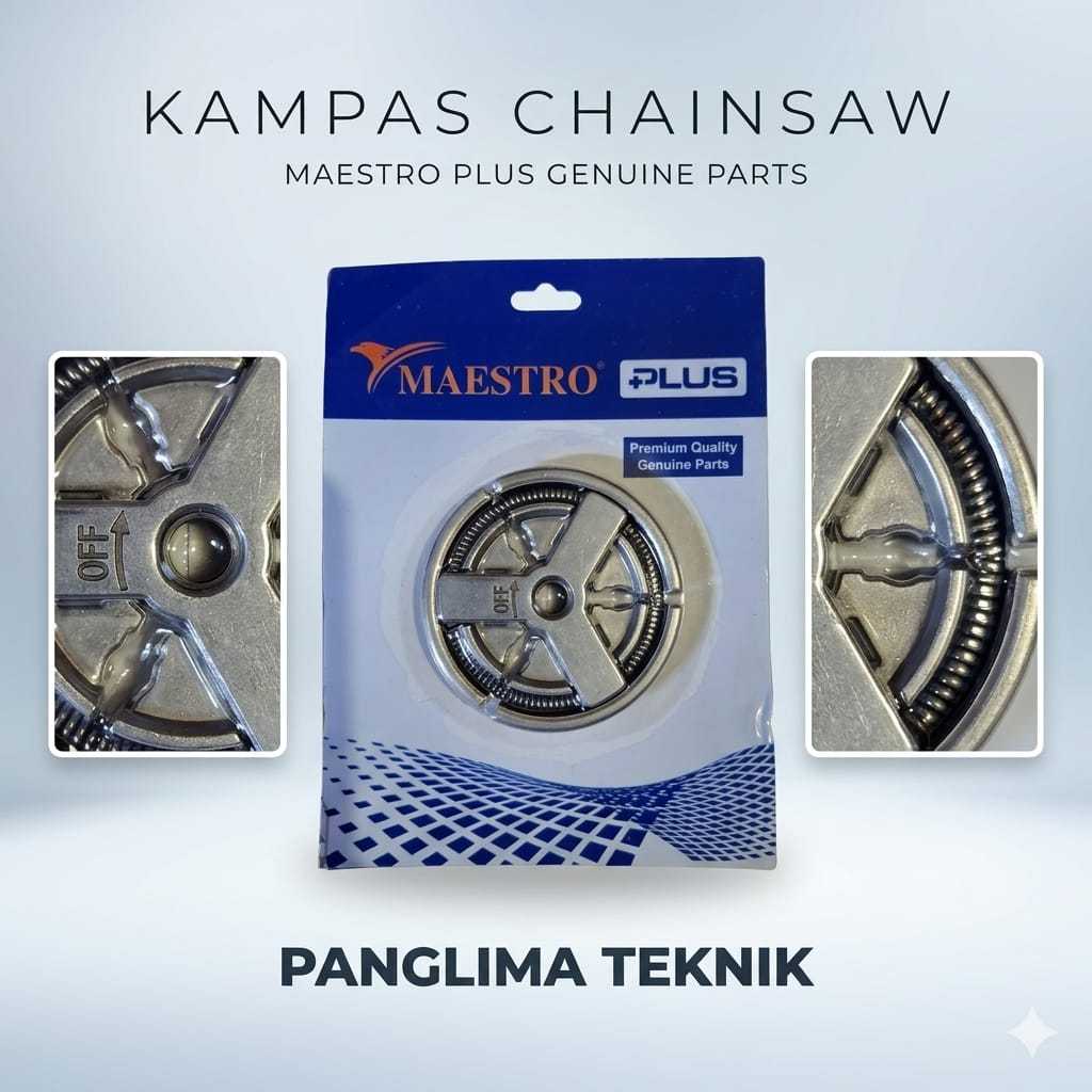Maestro Kampas 5200 / 5800 Maestro 6500 Kampas Sprocket Chainsaw Maestro 6500 Clutch Shoe 6500