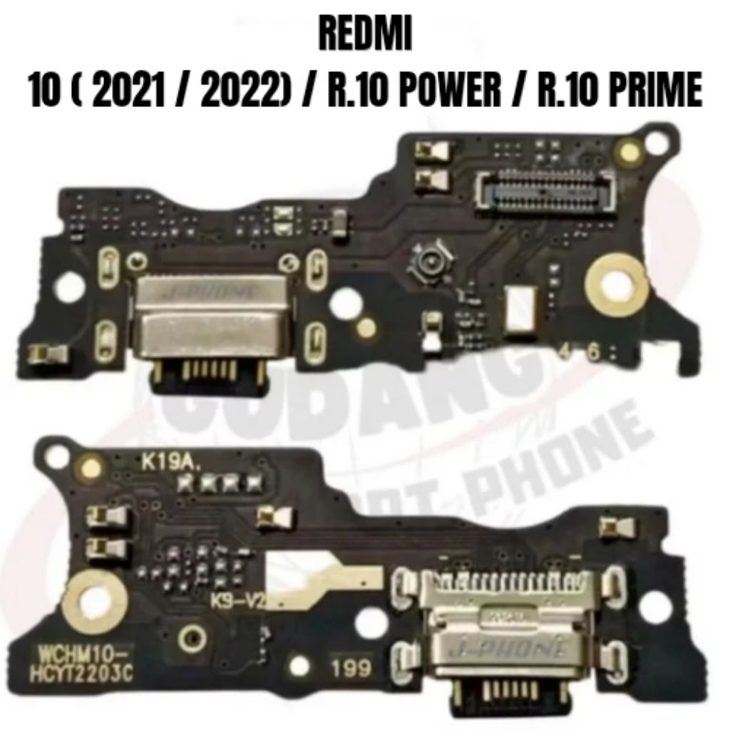 FLEXIBLE CHARGER CON CAS PAPAN CAS REDMI 10 / 10 POWER / 10 PRIME ORIGINAL