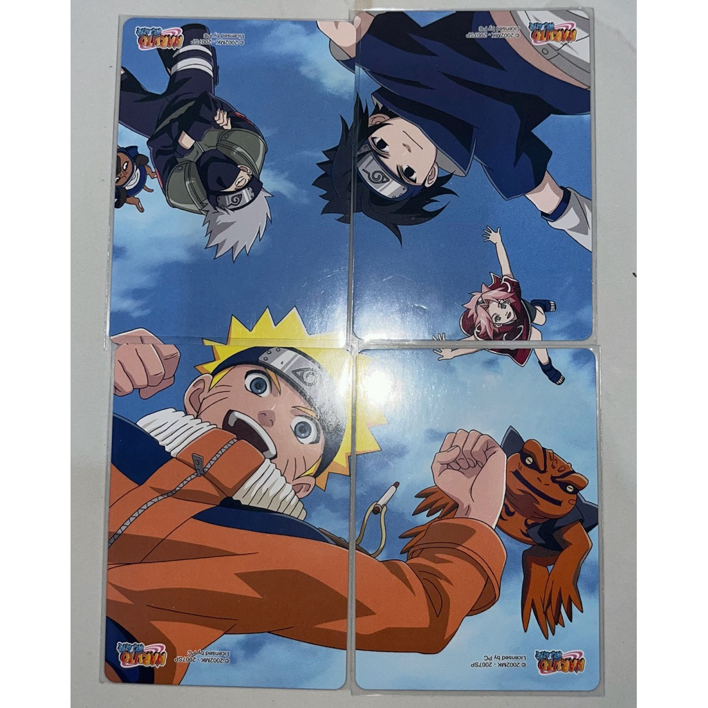 Kartu Naruto Kayou PR Team 7 Puzzle