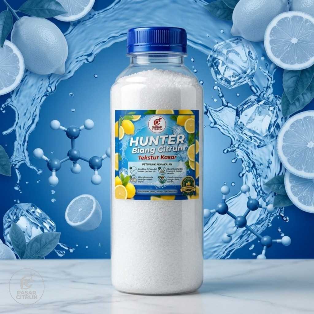 CITRUN ACID 250gram HUNTER Biang Citrun Pembersih Multifungsi