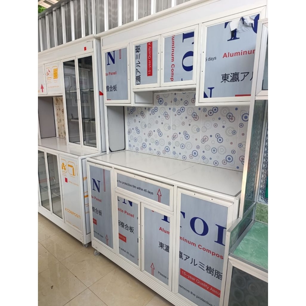 KITCHEN SET | RAK PIRING ALUMINIUM ACP