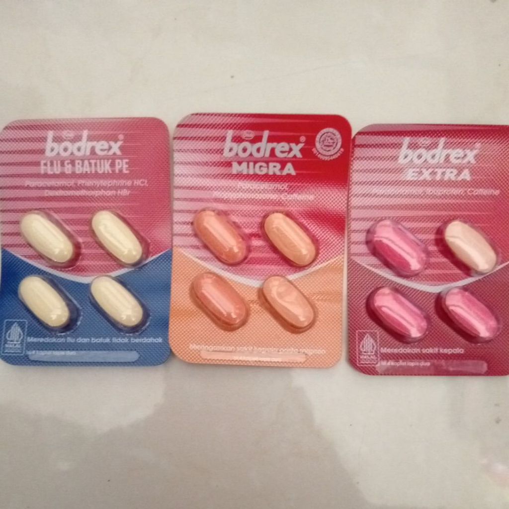 BODREX FLU BATUK/BODREX MIGRA/BODREX EXTRA