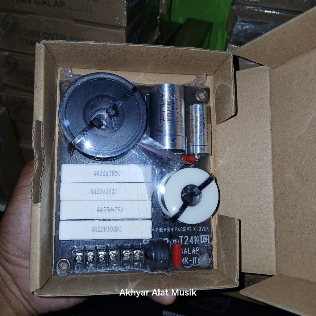 Crossover Passive T24N Galap Original DSA Kapasitor Kapin
