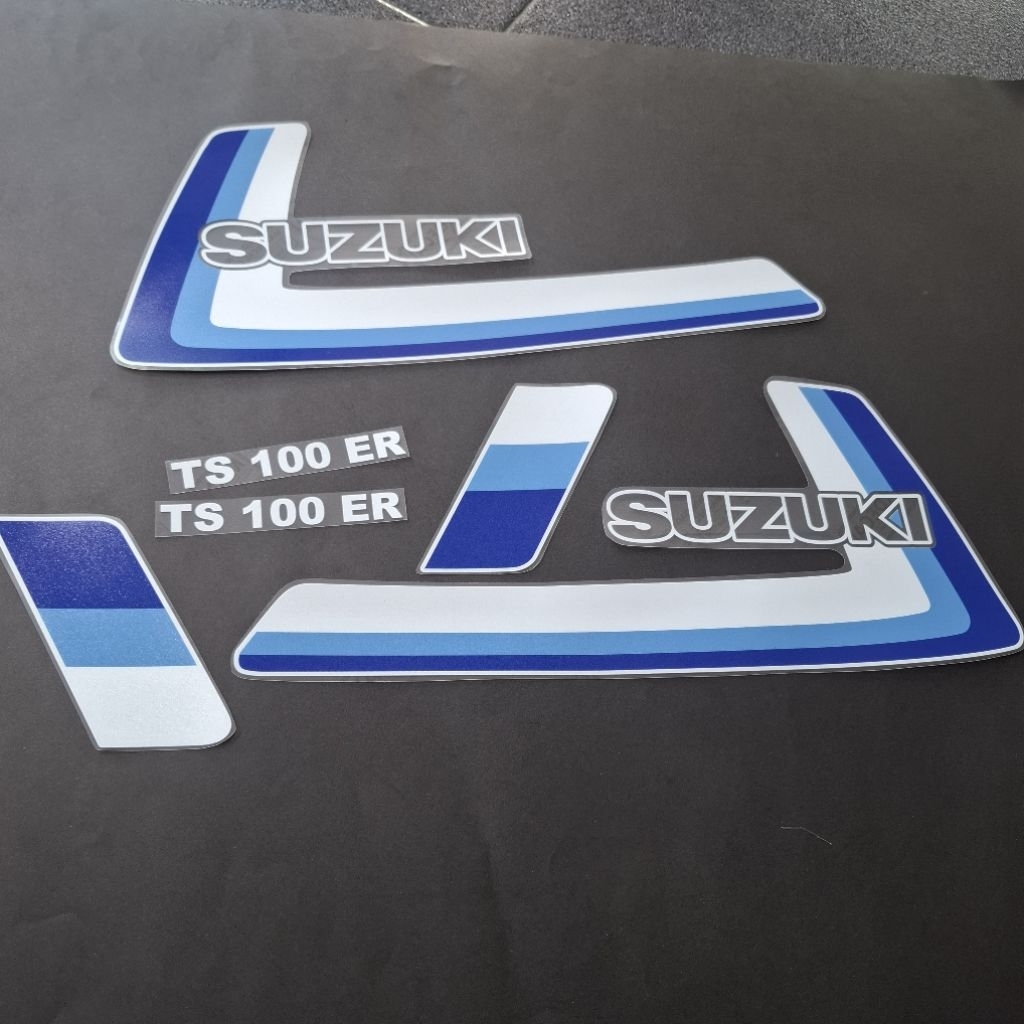 striping ts100er biru