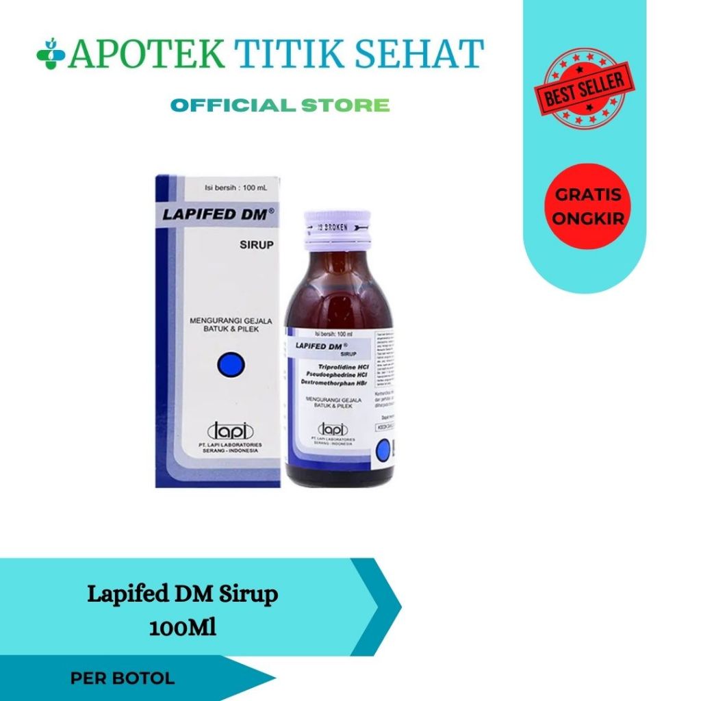 Lapifed DM Sirup 100ML