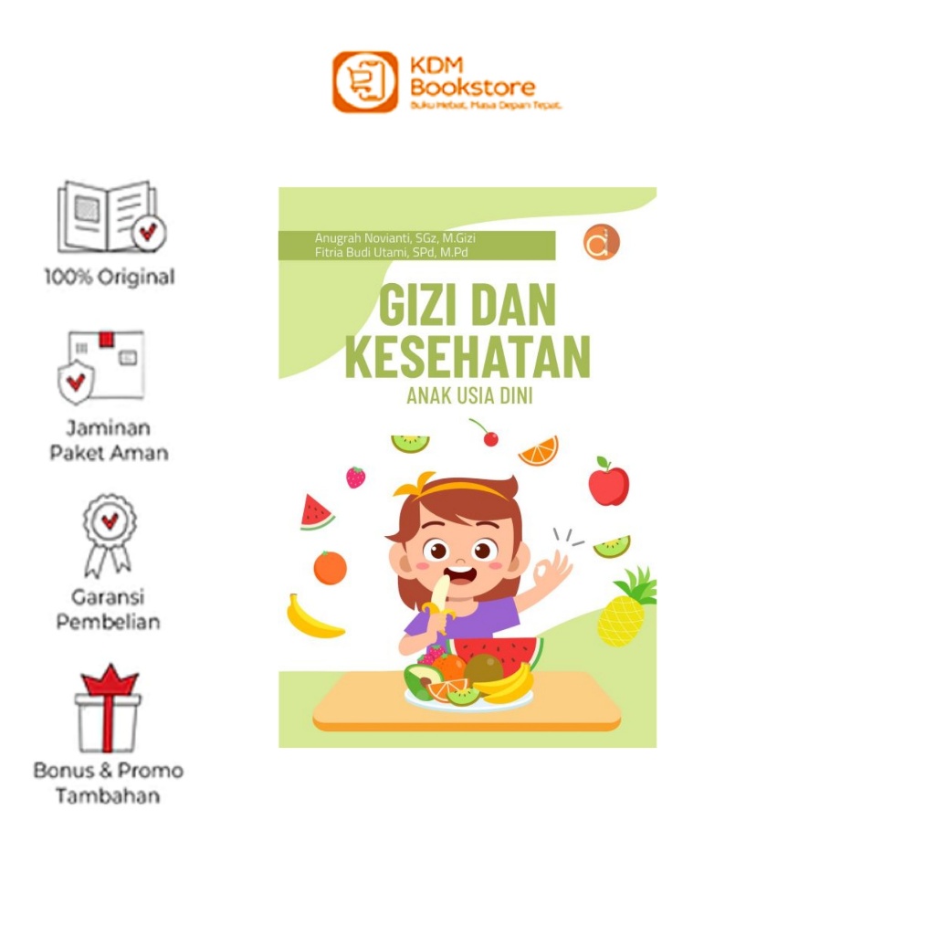Buku Gizi dan Kesehatan Anak Usia Dini PAUD Holistik Integratif Literasi Gizi Seimbang Kurikulum Mer