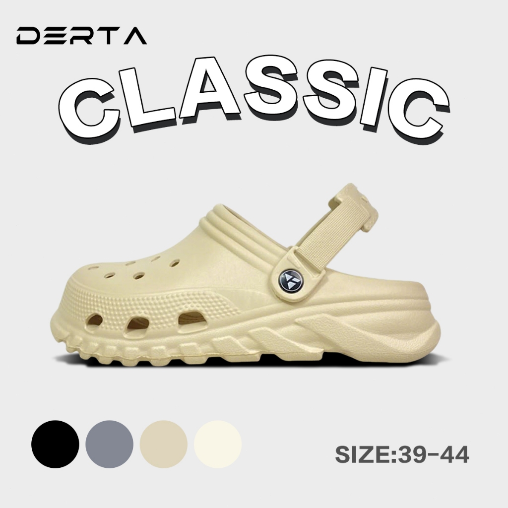 DertA Sandal Kodok Baim Pria Sendal Duet Max Clog EVA Ringan Casual Fashion Waterproof Anti Slip siz