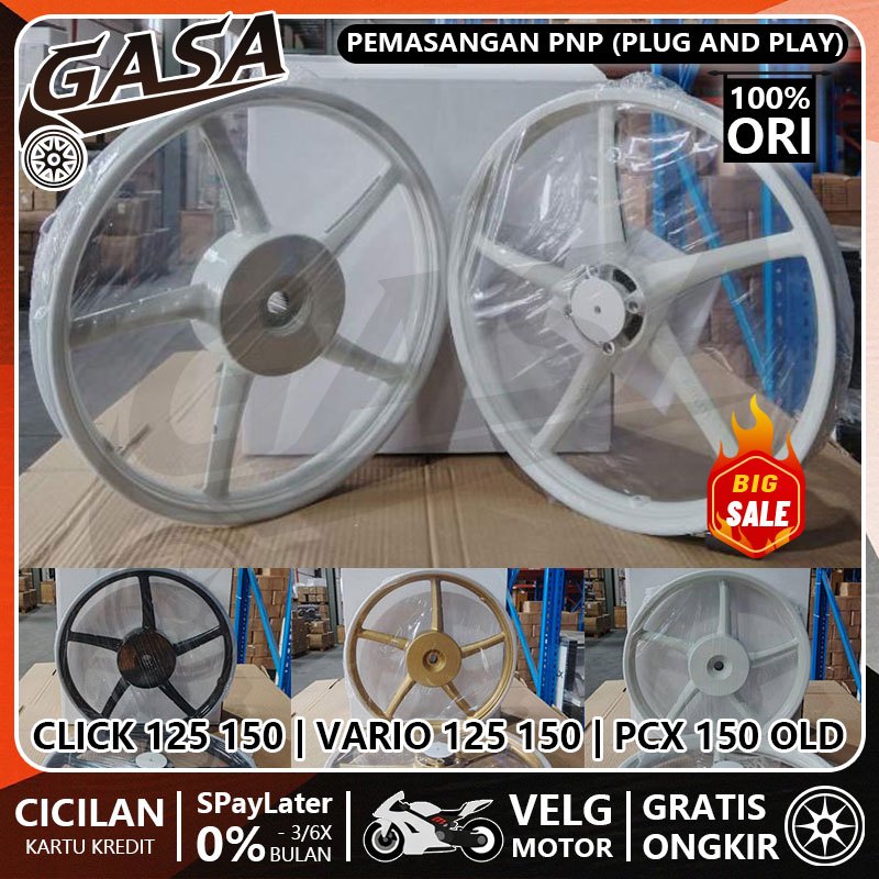 VELG PALANG Sanca RING 17 Untuk Click Vario 125/150, Pcx 150 Old Velg Racing Ukuran Set 140*17 160*1