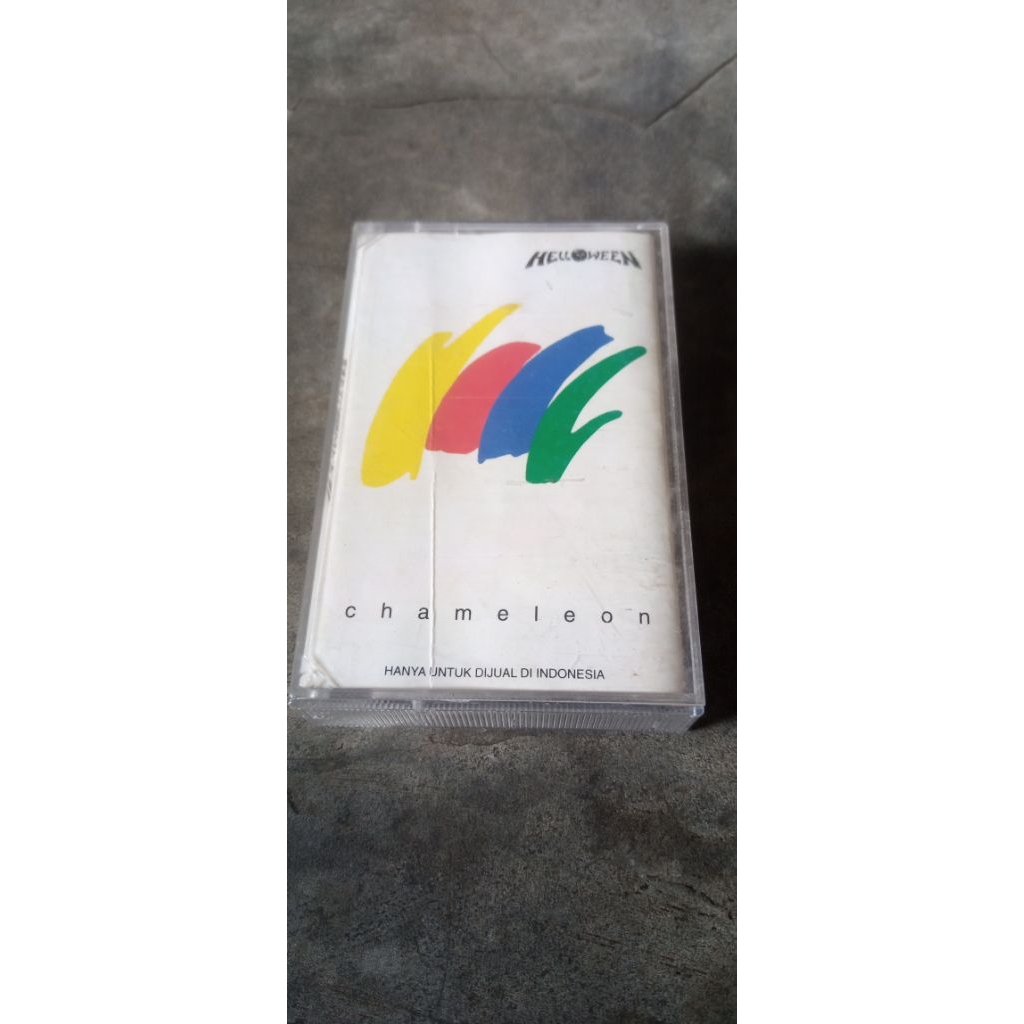 kaset pita Helloween album chameleon