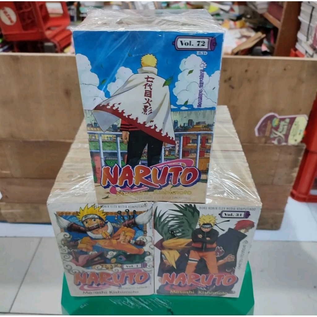 Komik naruto lengkap satu set 1-72 tamat