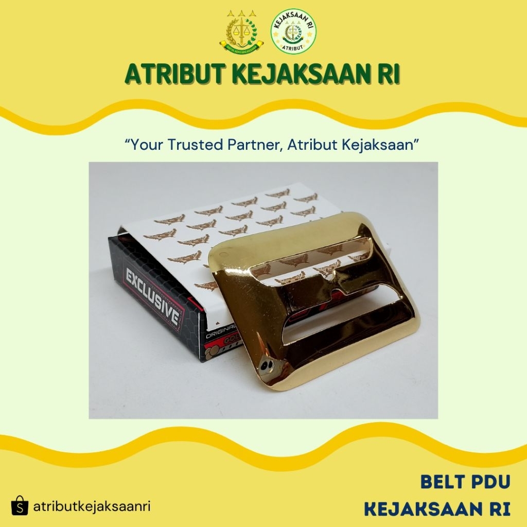 ATRIBUT KEJAKSAAN RI - BELT PDU KEJAKSAAN RI