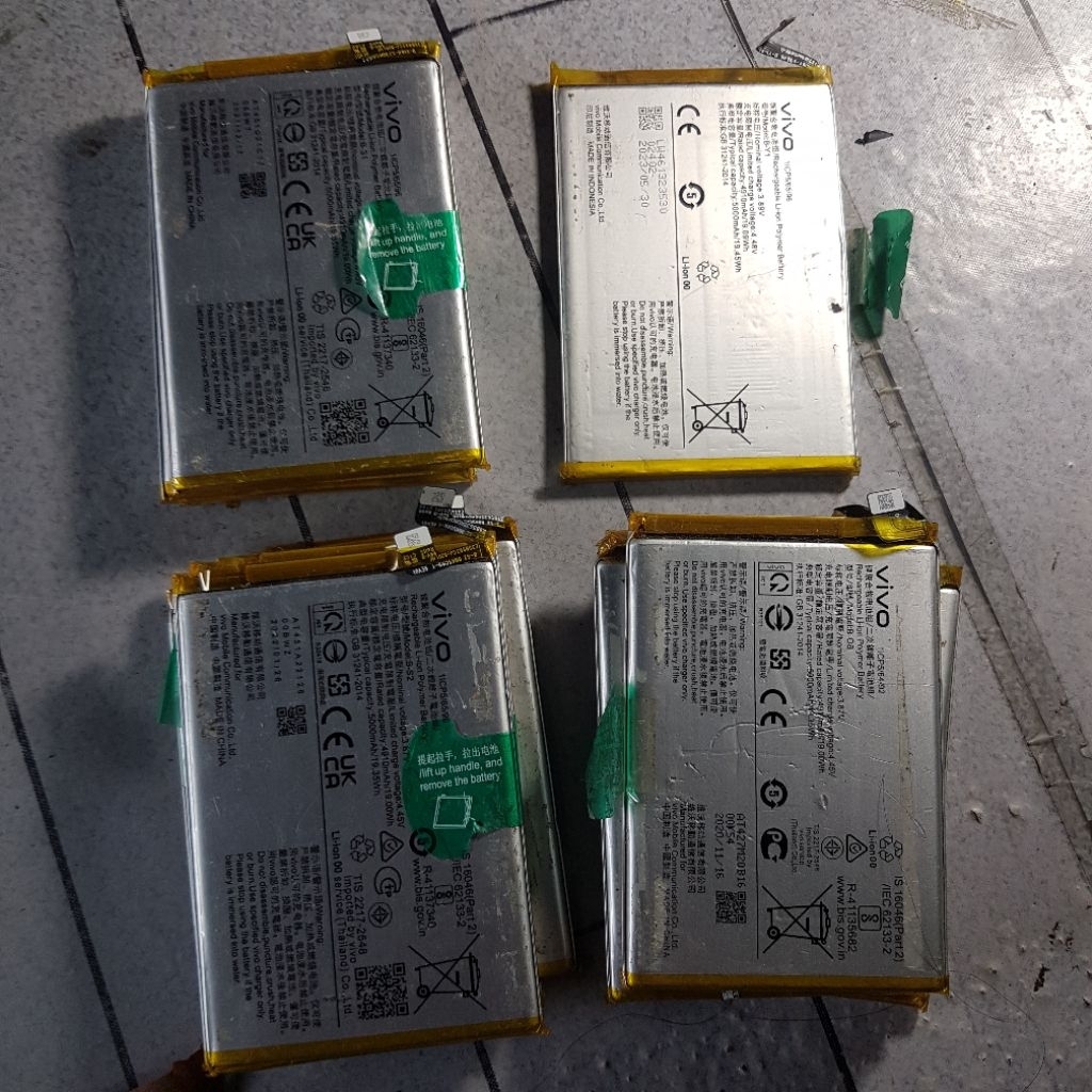 Baterai vivo B-08 /  B-S2 / B-S1 / B-Y1 / B-R5 / B-S7 Second Bergaransi