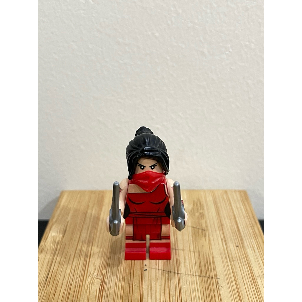 Lego Marvel Original Custome Art Elektra