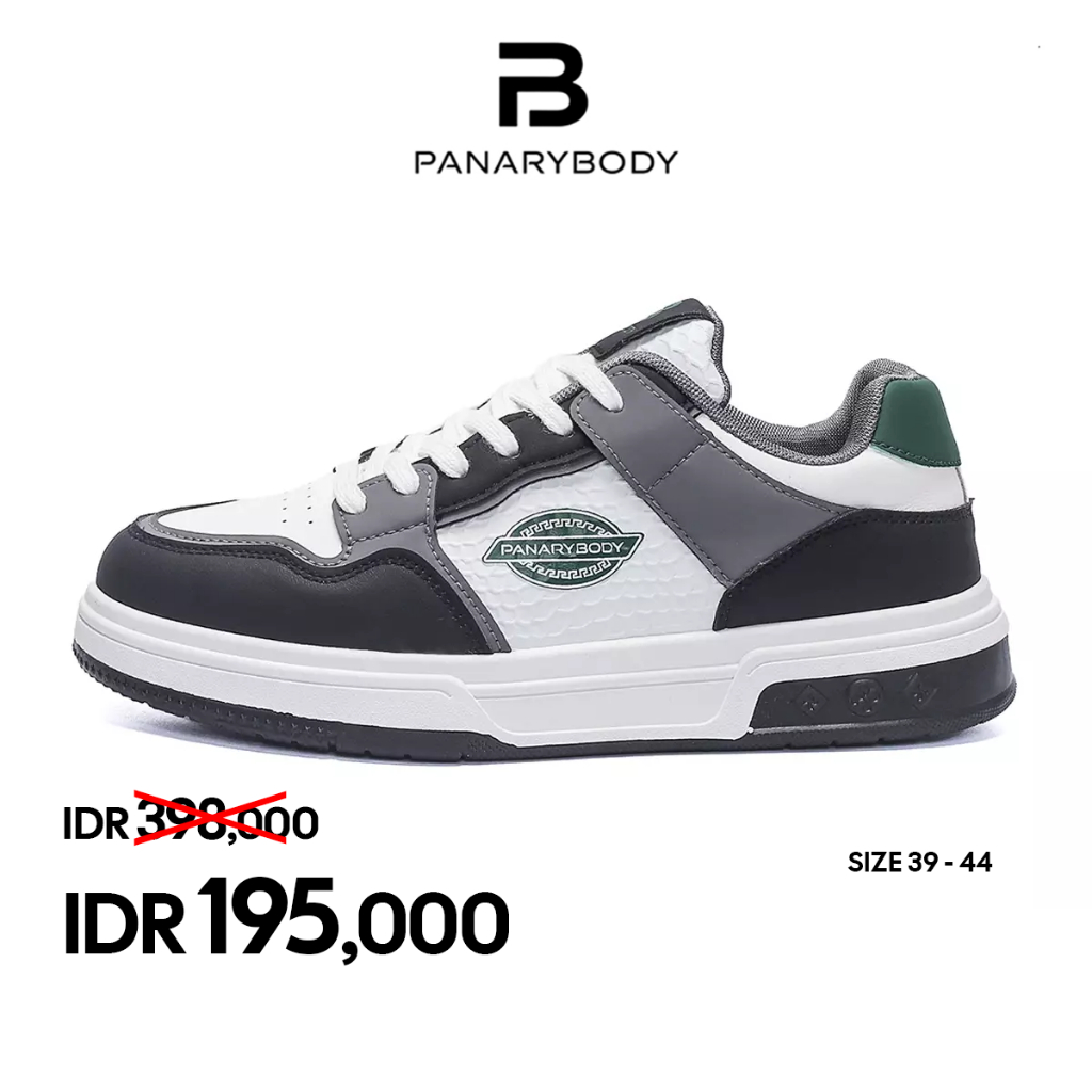 PANARYBODY Sepatu Pria Keren Sneakers Dewasa Sepatu Kerja Kuliah Travelling New Running Shoes QN6621