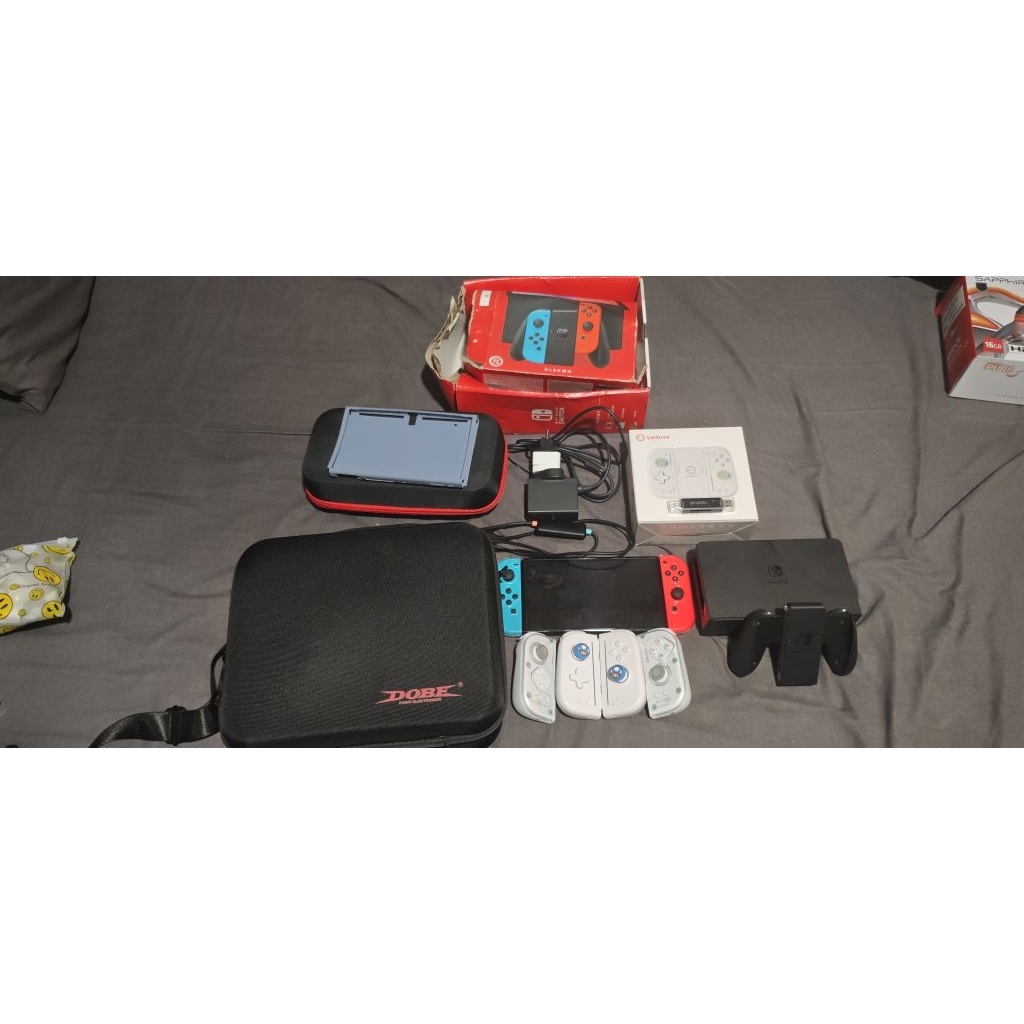 Nintendo Switch OLED 256GB OFW CFW 2025 - NEON (Second/Bekas) + Accesories
