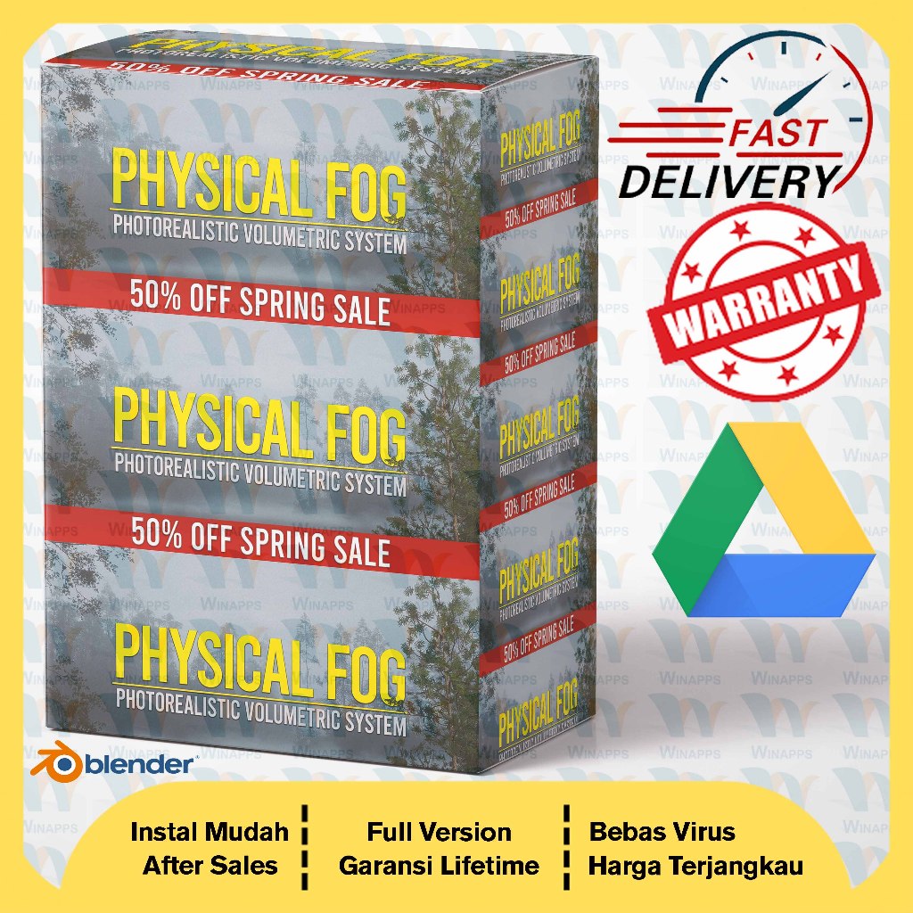 Physical Fog Addon for Blender 3D