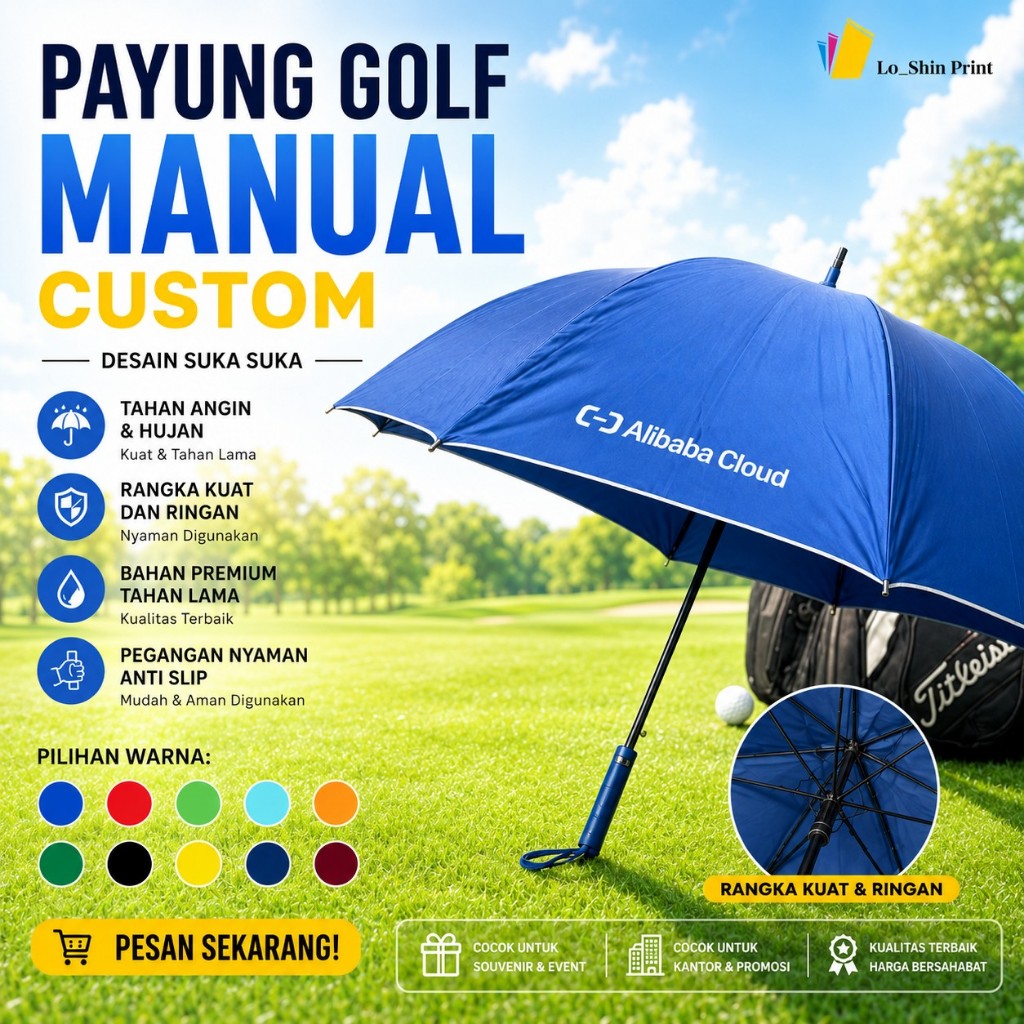 payung custom/ payung golf/ payung golf custom/ payung logo/ payung custom logo/ payung custom logo 