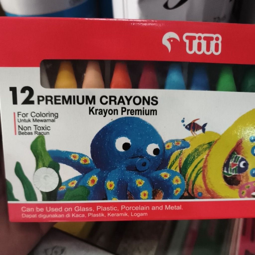 Crayon Titi Premium 12 warna